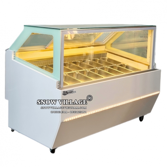 Tủ đông trưng bày kem 16 khay BL-1.6V