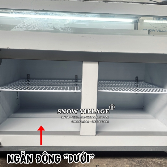 Tủ trên mát dưới đông nằm 1.5m BT-B1.5D