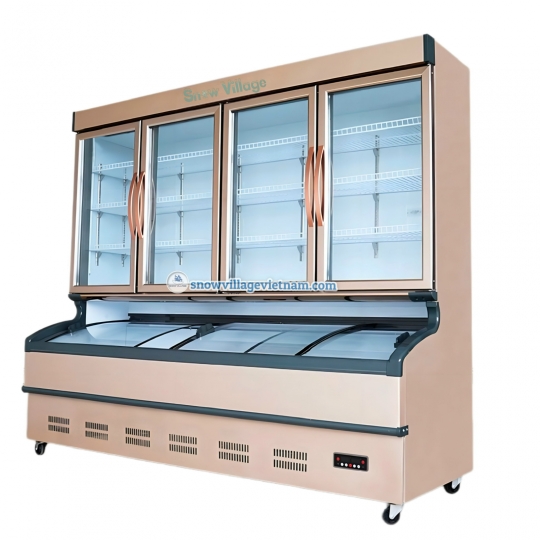 Tủ trên mát dưới đông siêu thị LMD-2218QK