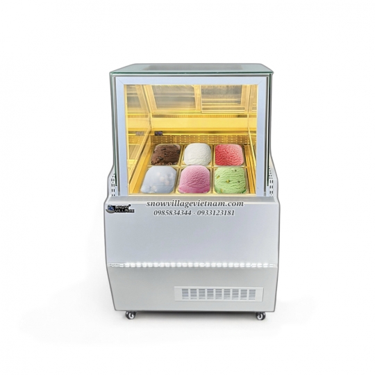 Tủ trưng bày kem tươi 6 khay BL-0.6V