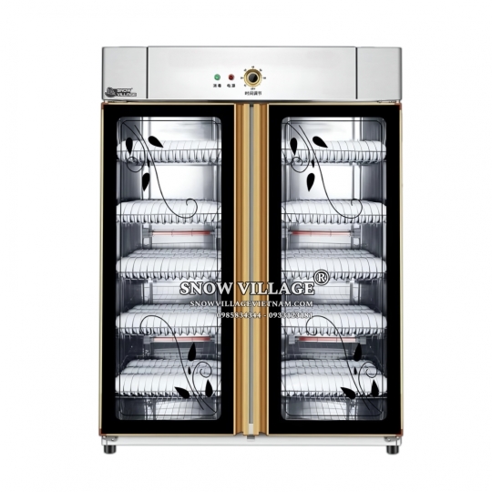 Tủ sấy-tiệt trùng chén ly 2 cửa YTP-910