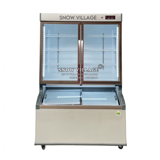 Tủ trên mát dưới đông siêu thị LMD-1262QK