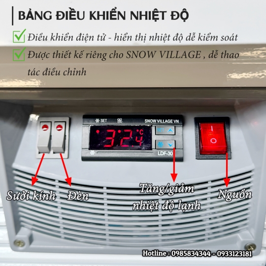Tủ đông trưng bày kem tươi 8 khay BL-0.8V