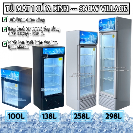 Tủ mát 1 cửa kính mini 100L LC-100