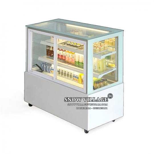 Tủ bánh kem mở cửa trước 1.2m 3 tầng