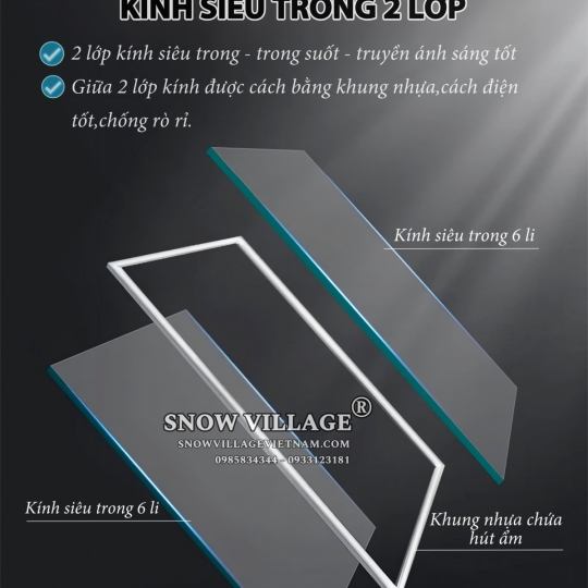 Tủ bánh kem 1 tầng