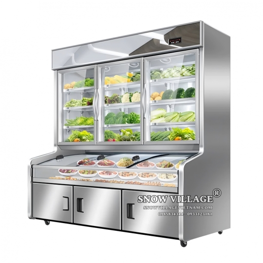 Tủ trên mát dưới đông 3 chế độ cao cấp DC-1800FY