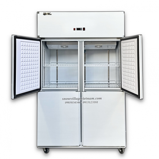 Tủ đông 4 cánh inox quạt lạnh SLLDZ4-820LD