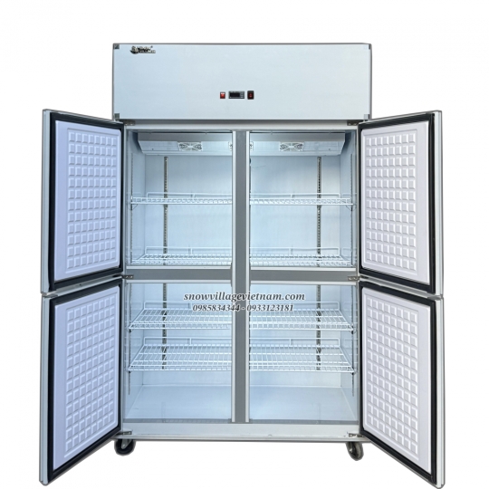 Tủ đông 4 cánh inox quạt lạnh SLLDZ4-820LD