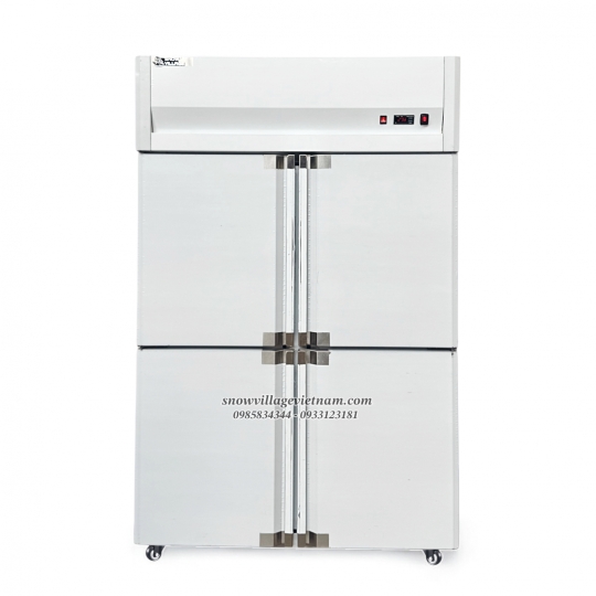 Tủ đông mát 4 cánh inox 950L