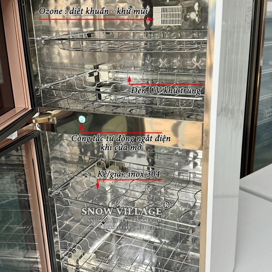 Tủ sấy chén mini YTP-108 Snow Village