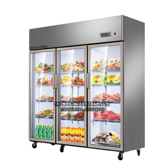 Tủ mát inox 3 cửa LC-1800CF