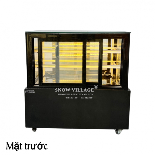Tủ bánh kem mở cửa trước 90cm 3 tầng