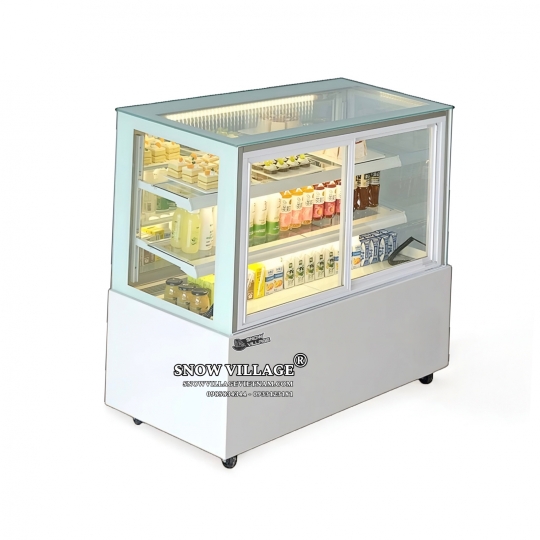 Tủ bánh kem mở cửa trước 90cm 3 tầng