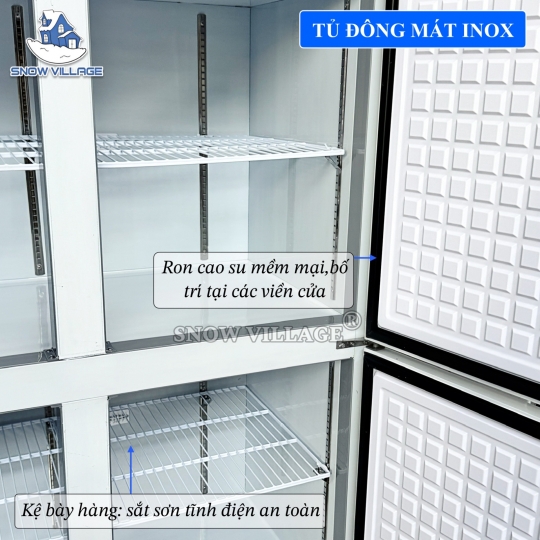 Tủ đông 6 cửa inox Coil SLLDZ4-1300L