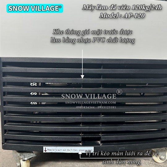 Máy làm đá 120kg/24h