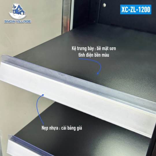 Tủ mát siêu thị 2 cửa kính lùa 1.2m XC-ZL-1200