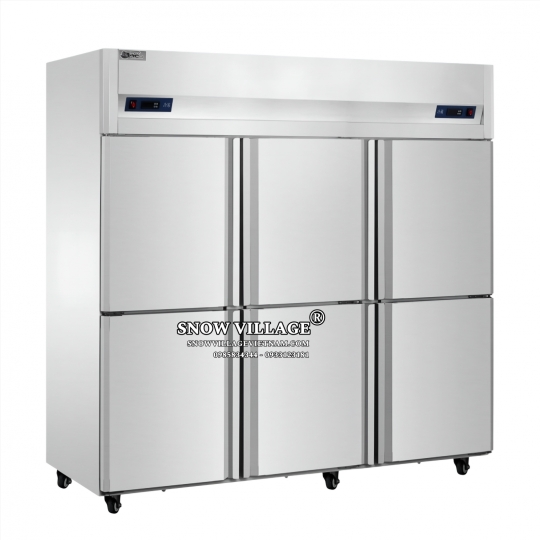 Tủ đông 6 cánh inox 304