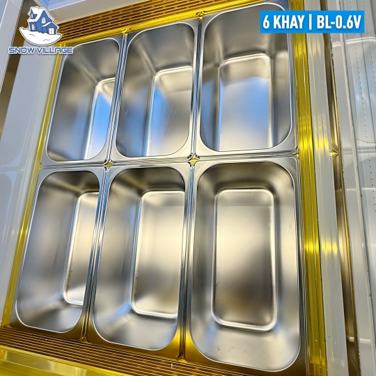 Tủ trưng bày kem tươi 6 khay BL-0.6V