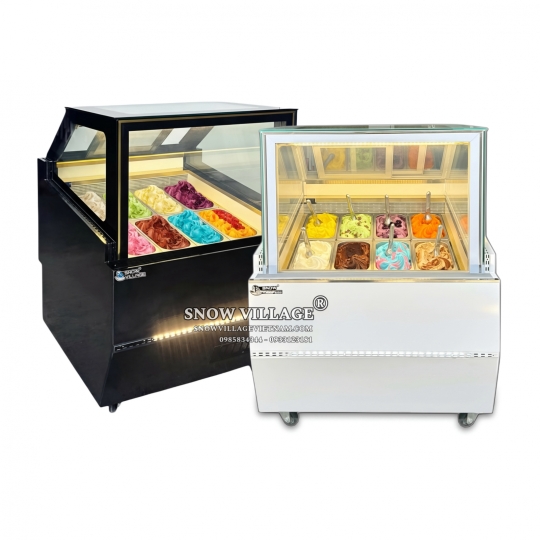 Tủ đông trưng bày kem tươi 8 khay BL-0.8V