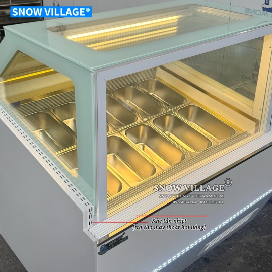 Tủ đông trưng bày kem 10 khay BL-1.0V