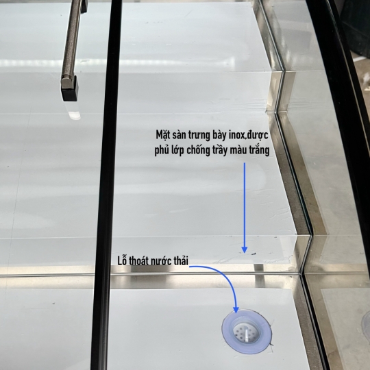 Tủ trên mát dưới đông nằm 1.5m BT-B1.5D