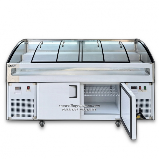 Tủ trưng bày trên mát-dưới đông (dạng nằm) BT-B1.8D