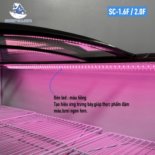 Tủ trưng bày thịt cá tươi 2m SC-2.0 F