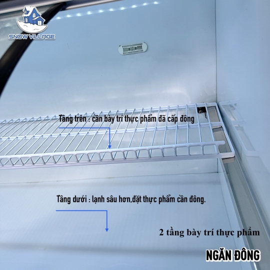 Tủ trưng bày trên mát-dưới đông DC-1200H