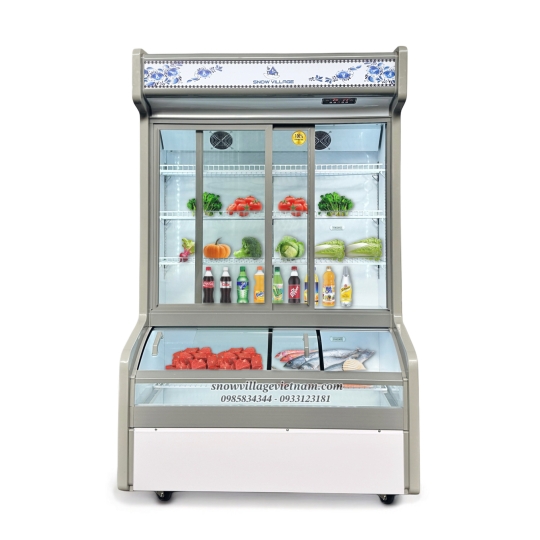 Tủ trưng bày trên mát-dưới đông DC-1200H