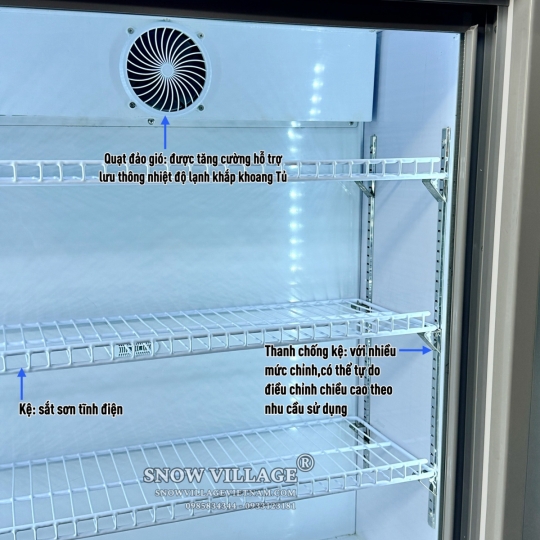 Tủ trưng bày trên mát-dưới đông DC-1600H