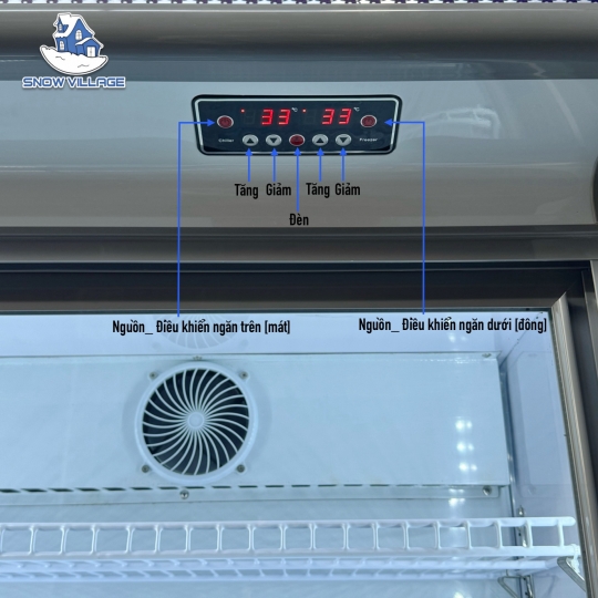 Tủ trưng bày trên mát-dưới đông DC-1600H