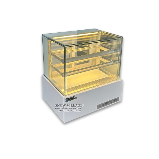 Tủ mát mini vuông full kính 70cm DG-100V