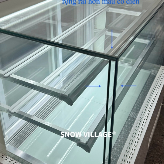 Tủ bánh kem thiết kế 1.2m 3 tầng DG-1200