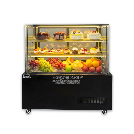 Tủ bánh kem thiết kế 1.2m 3 tầng DG-1200