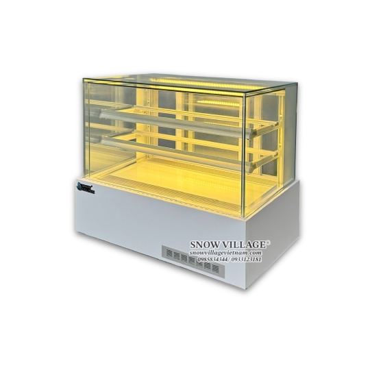 Tủ mát mini vuông full kính 1.2m DG-1200V