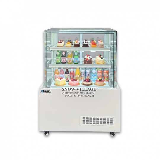 Tủ bánh kem thiết kế 90cm 3 tầng DG-900