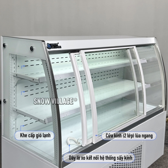 Tủ mát trưng bày mở cửa trước 1.5m DL-1.5Q