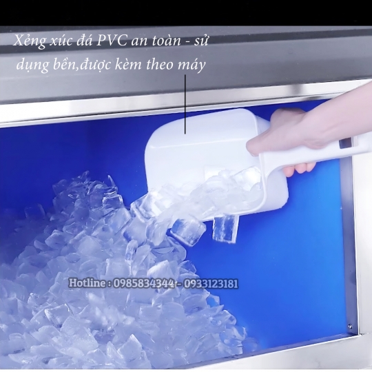 Máy làm đá viên 300kg/24h AP-300 (Quạt lạnh)