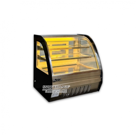Tủ mát để bàn kính cong 70cm GB-100