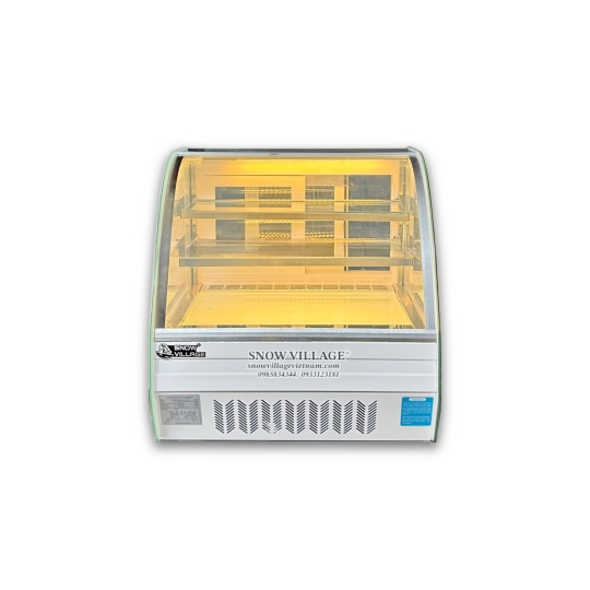 Tủ mát mini kính cong 70cm trắng GB-100