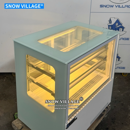 Tủ mát để bàn kính vuông 70cm GB-100V