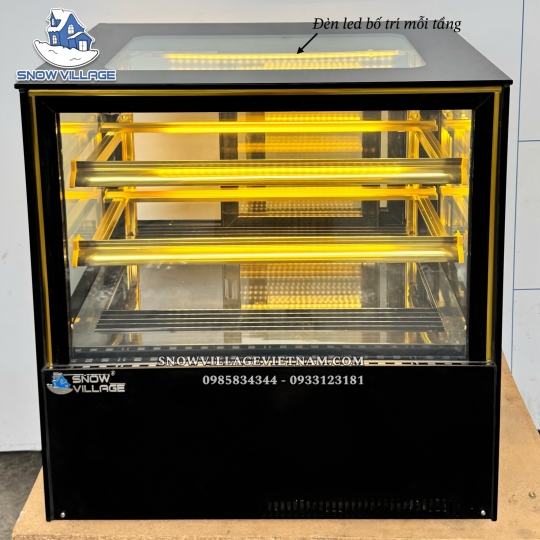 Tủ mát để bàn kính vuông 70cm GB-100V