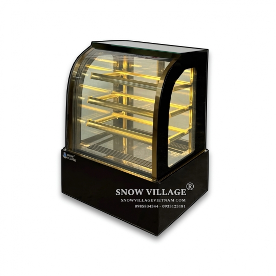 Tủ mát mini kính cong để quầy bar 4 tầng GB-100.Z4