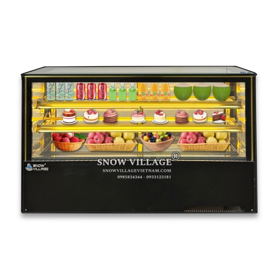 Tủ mát để bàn kính vuông 1.2m GB-1200V