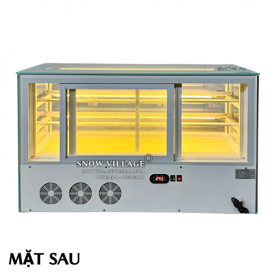 Tủ mát để bàn kính vuông 1.2m GB-1200V