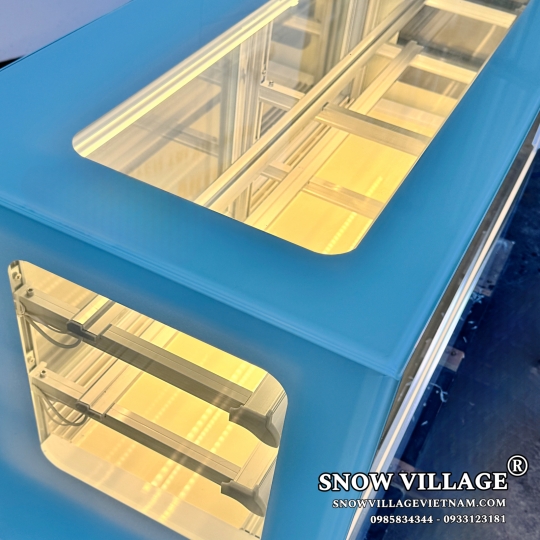 Tủ mát để bàn kính vuông 1.2m GB-1200V