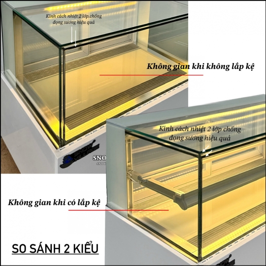 Tủ mát mini 1 tầng 90cm GB-120V.Z1 Snow Village