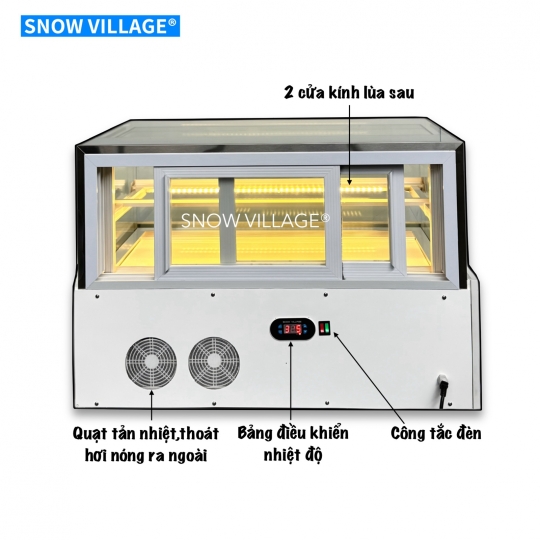 Tủ mát mini 1 tầng 70cm Snow Village