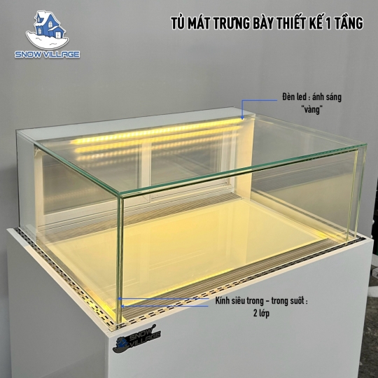 Tủ bánh kem thiết kế 1 tầng 90cm GB-250-4L.Z1